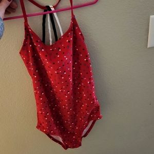 Oshkosh bathing suit red with blue and white stars